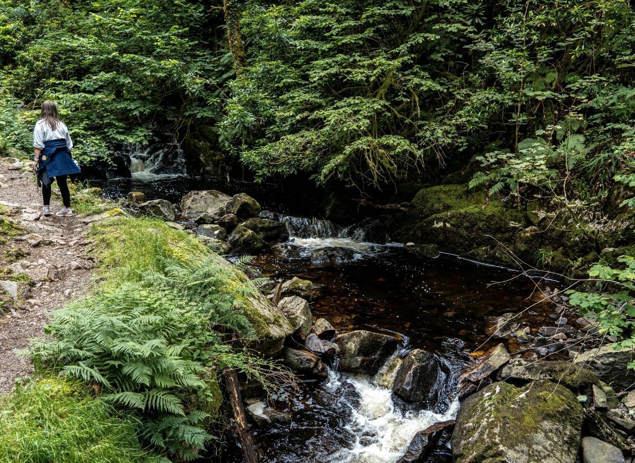 The beautiful scenery of the Eskdale Valley and the Western Lake District